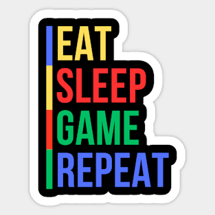 Gamer Routine (Mood Colors) Sticker